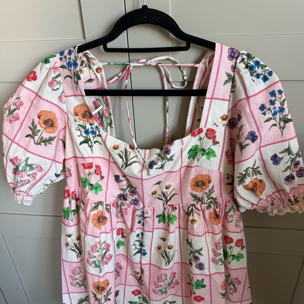 Petal & Pup Pink Floral Romper - Picture 4 of 9